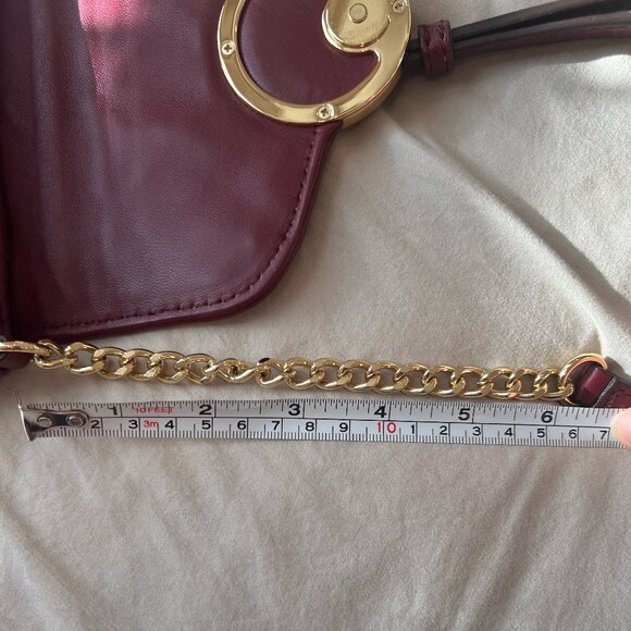 Michael Kors Fulton Quilted Cherry Red Leather Crossbody - Picture 13 of 13